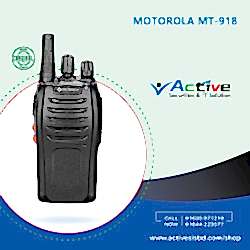 MOTOROLA MT918 TWO-WAY CIVILIAN RADIO SET WALKIE TALKIE